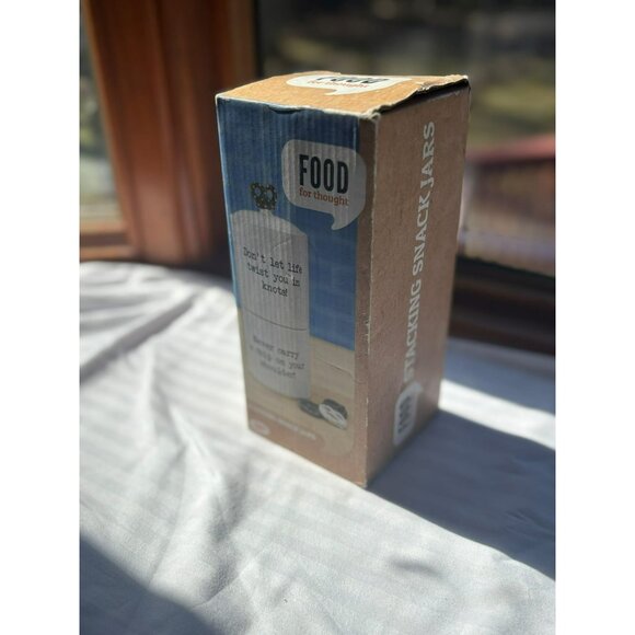 Food for Thought Candy Stacking Snack Jar Boston Warehouse - Picture 5 of 6